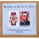 SEGUNDA GUERRA MUNDIAL MARISCALES DE LA URSS, ROKOSSOVSKY UNIFORMES MILITARES Y MEDALLA MILITAR RUANDA HOJA BLOQUE NUEVA MINT !!!